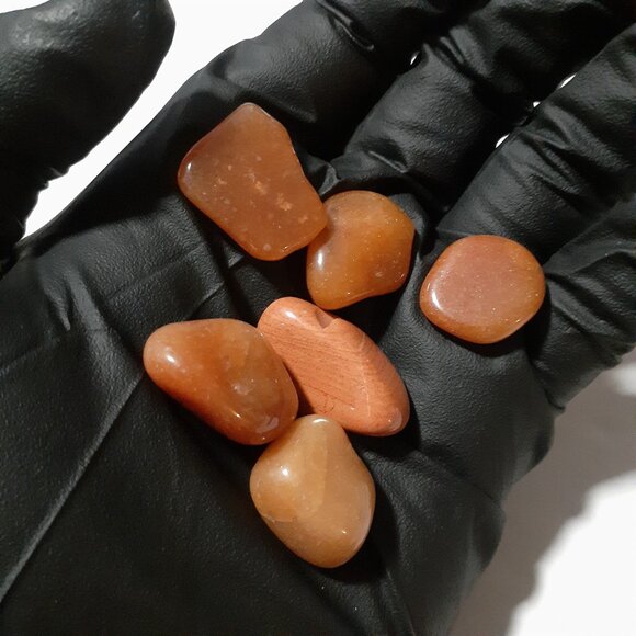 Blue Sodalite, Rose Quartz, Green Aventurine, Orange Aventurine Set - Picture 4 of 5